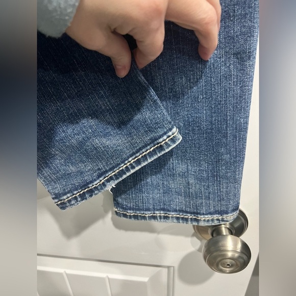 Women’s silver jeans boyfriend distressed 29/29 - Picture 7 of 12